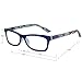 Liansan Designer Readers 4 Pairs Rectangular Plastic Frame Reading Glasses for Men and Women L3706X(+1.50)