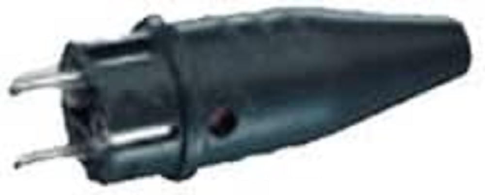 Coma - Reinforced industrial plug 4.8 mm black