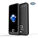 iPhone 7 Battery Case, QCell 4000mAh Dual Layer Slim Extended Battery Charging Case for Apple iPhone 7 2016 Release(4.7 inch) - Black