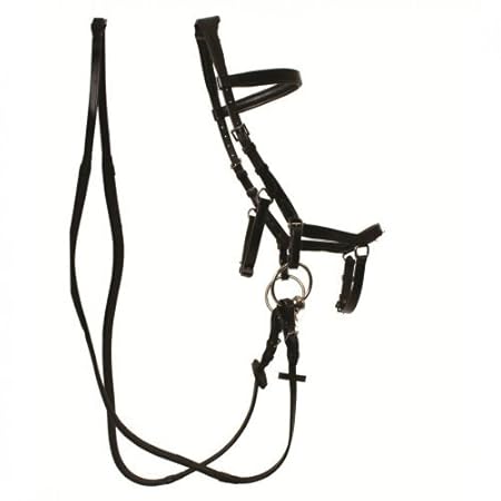 Horseware Rambo Micklem Competition Bridle No Reins Cob Black by Rambo