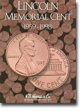 Harris Coin Folder - Lincoln Memorial Folder 1959-1998 - 8HRS2675