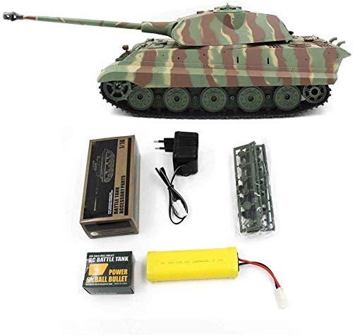 XSLY Fernbedienung Metalltank Militär Gelände Klettern Fahrzeug Einführung RC Panzer 2.4Ghz 1/16 Maßstab Große Tanks… – Bild 3