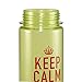 Water Bottle - Green/Red Keep Calm