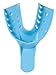 Dynarex Professional Dental Impression Trays Large Lower No. 2 12-Pack Disposable Perforated Plastic Trays