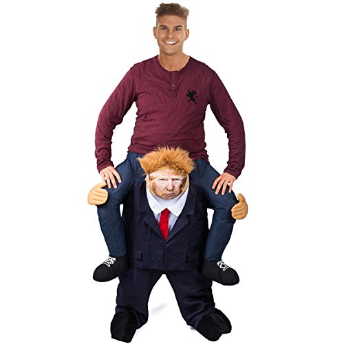 Tigerdoe Trump Costume - Ride On Shoulders Costume - Carry Me Costume - Donald Trump Costume
