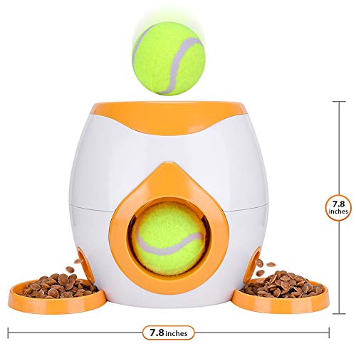 Pet Interactive Toys Dogs Puzzle Food Dispenser Tennis Ball Throwing