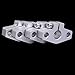 Glamorway Pack of 4Pcs SHF Model Aluminum Linear Rod Rail Shaft Support CNC Route (SHF12)