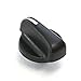 Red Hound Auto HVAC, Temperature, Fan Switch, Vent Selector Knob Exact Custom Fit 1999-2006 Compatible with Jeep Wrangler TJ Climate Adjust Black