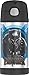 THERMOS FUNTAINER F4101 Stainless Steel Kids Bottle, 12 Ounce, Black Panther