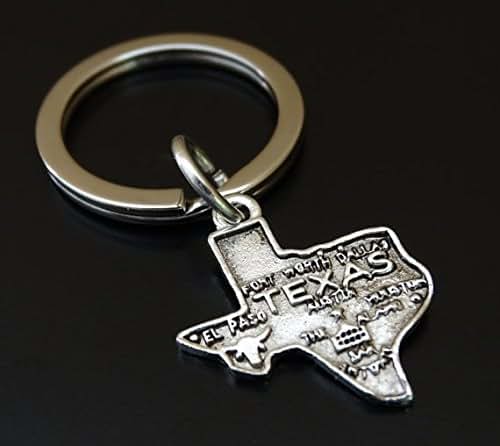 Amazon.com: Texas Keychain, Texas Charm, Texas Pendant, Texas Key chain