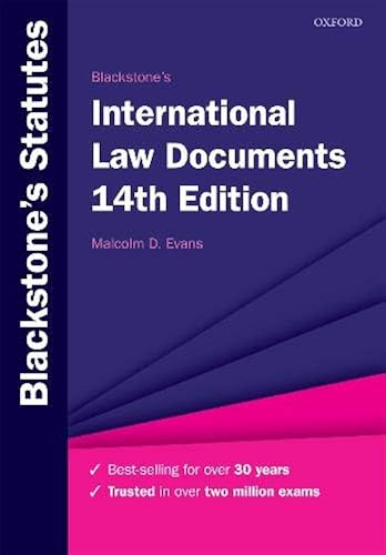 Download Blackstone's International Law Documents PDF