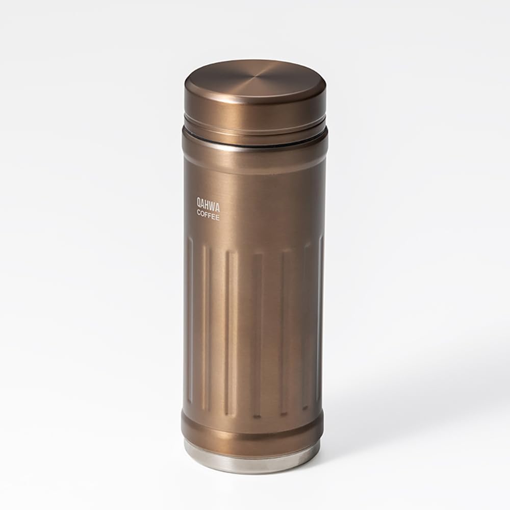 シービージャパン(CB JAPAN) 水筒 直飲み 真空断熱 2層構造 テフロン加工 ベージュ 410ml カフア コーヒー ボトル QAHWA商品画像