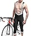 Men’s 3D Padded 3/4 Capri Cycling Bike Bib Shorts, Excellent Performance and Better Fit