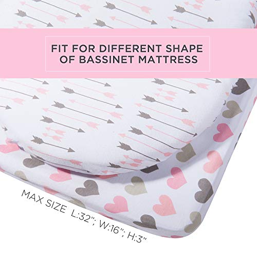 Momcozy Universal Sheets Set 2 Pack for Girls, Soft