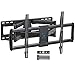 PERLESMITH TV Wall Mount Bracket Full Motion, Tilts, Swivels for most 50-90 Inch LED LCD OLED Flat Screen Plasma TVs with Dual Articulating Arms, Holds up to 165lbs VESA 800x400mm Max Stud Spacing 24" primary