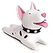 DomeStar Cute Dog Door Stopper, Decorative Bull Terrier Door Stop Decorative Animal Doorstop Style Door Wedge for Home Classroom and Office Bottom of Door Prevent