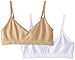 Maidenform Girls' 2 Pack Seamfree Crop Bra, X-Large