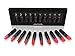 GR Cosmetics Lipstick Set of 10 in Gift Box, Long Wearing Creamy & Nourishing, A Perfect Gift For Women, SET 1