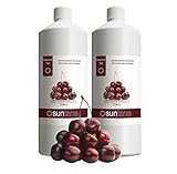 2000ml (2 x 1000ml) Suntana Cherry Medium 10% DHA Spray Tan Solution by Suntana Spray tan