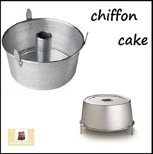 STAMPO RUOTO teglia chiffon cake 20cm angel cake ciambellone americano