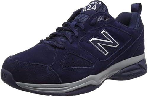 Amazon.com | New Balance MX624WN4 2E Wide Trainers, Blue Pigment