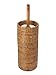KOUBOO 3 Rolls La Jolla Hand Woven Rattan Toilet Roll Stand, Honey Brown, 17.145 x 17.145 x 52.07 cm