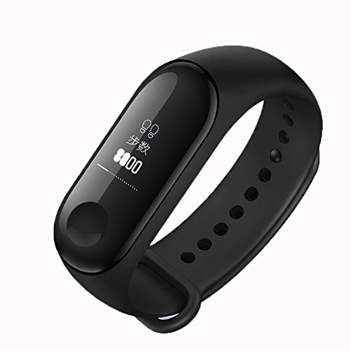 Mi Original Xiaomi Band 3 Smart Bracelet Heart Rate Monitor 0.78 OLED Display 50M Waterproof Fitness Tracker for ios,Android -Balck