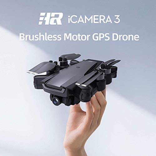HR Drone with Brushless Motor For Adults,Foldable Drones with 4K FHD Camera Live Video And GPS Return Home,Quadcopter… - Image 3