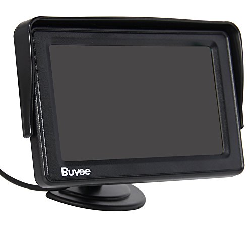 Buyee Car Rear View Kit 4.3" TFT LCD Monitor + Car Reversing Camera 170 Degree Angle