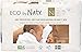 Eco by Naty Eco-Friendly Baby Diapers Newborn - 100% Plant-Based Materials on Skin, Extra Soft, for Sensitive Skin & Super Absorbent (Size N, 100 Count)