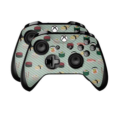 Carbon Fiber Skin Compatible with Microsoft Xbox One Controller (2 Pack) - Sush…