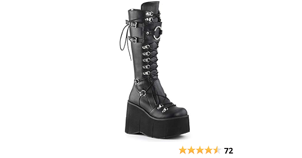 Amazon.com: Demonia KERA-200 - Botas altas de plataforma para mujer, color  negro, negro, 7 : Ropa, Zapatos y Joyería