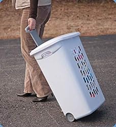 Sterilite Ultra Wheeled Laundry Hamper with