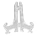 Fashionclubs 10pcs/set Plastic Folding Plate Stand Holder Easels Display Stands For Plate Dish And Picture Frame (7