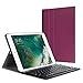 Fintie Keyboard Case for iPad 6th / 5th Generation (2018/2017), iPad Air 2 / Air 1 (9.7 Inch) - Slim Shell Stand Cover w/Magnetically Detachable Wireless Bluetooth Keyboard, Purple