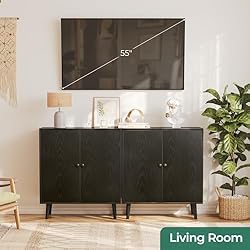 Huuger Buffet Cabinet with Storage, Storage Cabinet