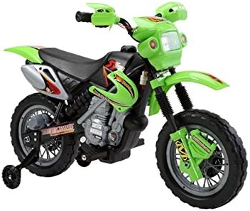 Brunte Lean Kids Battery Operated Bike Green
