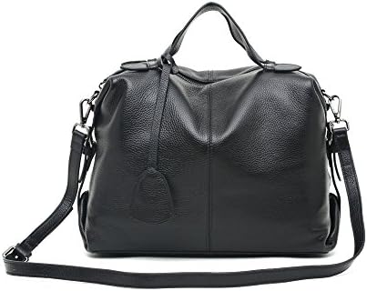 Hobo Handbags for Women,YOUNA Genuine Leather Crossbody Bags for Women Black
