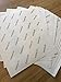 Premium Life White Self Adhesive Labels (Word Sizes) White Matte Permanent Adhesive for Laser and Inkjet Printers 10 up per Sheet 100 Sheets = 1000 Labels.