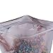 100 Assorted Translucent/Silver/Colored Flat Metallic Foil Mylar Zip Lock Bags Pouch 8.5x13cm (3.3x5.1