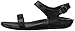 FitFlop Women's Banda Micro-Crystal Dress Sandal, All Black, 8 M US