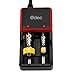 Odec Universal Battery Charger for AA, AAA, AAAA, C, 18650, 26650 Ni-MH Ni-Cd Li-ion rechargeable batteries, 2 Independent Bay