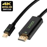 HDMI Cable for Mac Mini DisplayPort to HDMI 4K 10 Feet, UVOOI MDP to HDMI Adapter Cable for HDTV, Project, Monitor and All MDP Port PCs