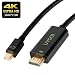 HDMI Cable for Mac Mini DisplayPort to HDMI 4K 10 Feet, UVOOI MDP to HDMI Adapter Cable for HDTV, Project, Monitor and All MDP Port PCs primary