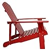 Sunnydaze Coastal Bliss Outdoor Painted Adirondack Chair - Natural Fir Wood Construction - Patio, Deck, Fire Pit, Garden…