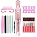 Electric Nail Drill for Acrylic Nails - Dr.HeiZ 14 in 1 Compact Portable Professional Nail File Kit for Acrylic Manicure Pedicure Polishing Shape Tools Design for Home