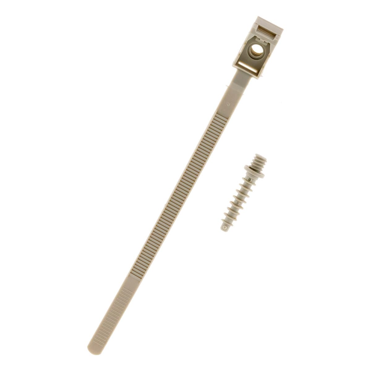 Zenitech 121215 Set of 100 Cable Ties Grey