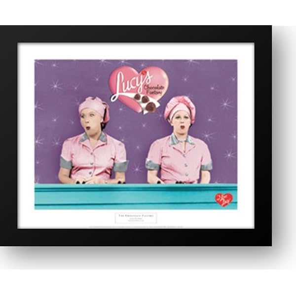 Amazon.com: Chocolate Factory-I Love Lucy Ö 32x26 Framed Art Print