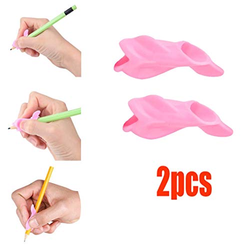 Sagton Writing Posture Corrector for Kids, 2pcs Fish Design Pencil Grip Silicone Aid Training - Thumbnail 6