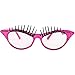 Amscan Stylish Birthday Party Cat Eye Lashes Fun Shades, Pink, 3.2 x 6